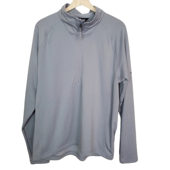 The North Face 1/2 zip Gray Pullover Shirt Mens XL Mockneck Reliaquest Outdoor - Picture 2 of 12